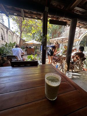 Green Smoothie  at Barrio Cafe in Puerto Escondido