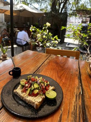   at Barrio Cafe in Puerto Escondido