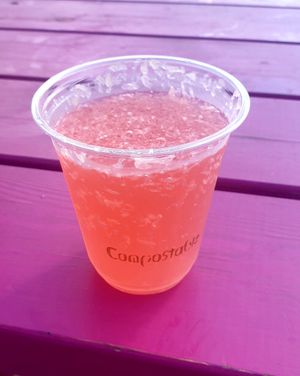 Hibiscus lemonade at SalamTruck - Food Truck in Haifa