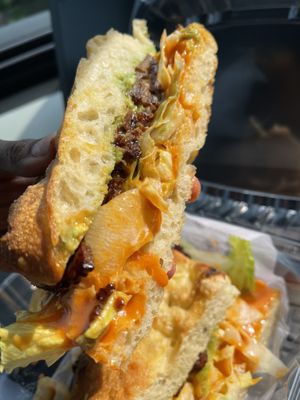 Vegan BLT, no tomatoes, added avocado   at Landlocked Baking Company in Indianapolis