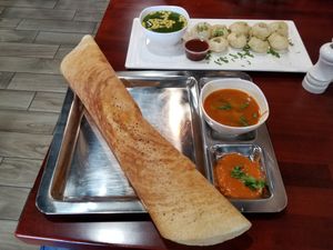 Aloo dosa at Honest in Nashville