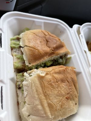 Torta con Asada #Veganuary at Tacos Veganos in Phoenix