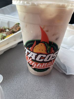 Horchata  #Veganuary at Tacos Veganos in Phoenix