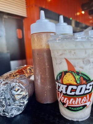 Get the horchata!!  at Tacos Veganos in Phoenix