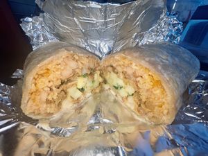 Astounding amazing splendiferous burrito  at Tacos Veganos in Phoenix