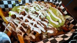 Nacho fries   at Tacos Veganos in Phoenix