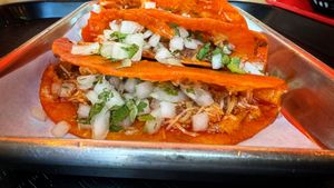 Borra tacos  at Tacos Veganos in Phoenix