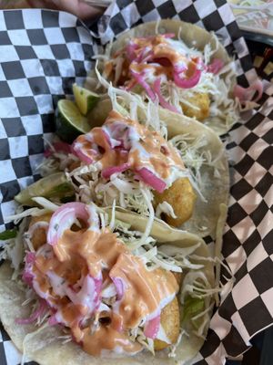 Baja cauli tacos  at Tacos Veganos in Phoenix