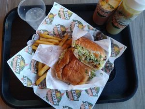 Torta "pollo", muy deliciosa at Tacos Veganos in Phoenix