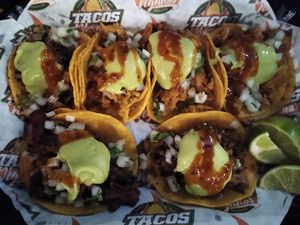 Tacos, pollo, asada y pastor #Veganuary at Tacos Veganos in Phoenix