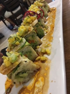This one with jicama, mango, and cucumbers  at Koi Sushi in San Jose Del Cabo
