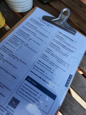 Menu at Swallow Coffee Traders in Rockdale
