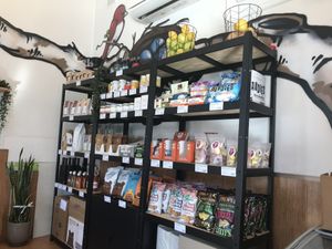 Vegan groceries   at Swallow Coffee Traders in Rockdale