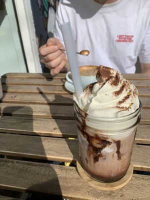 Iced chocolate   at Swallow Coffee Traders in Rockdale