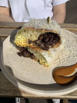 Breakfast burrito   at Swallow Coffee Traders in Rockdale