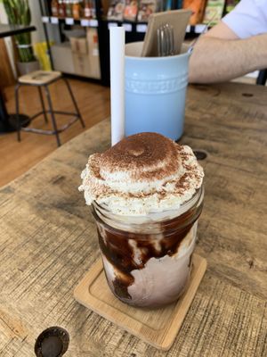 Iced chocolate   at Swallow Coffee Traders in Rockdale
