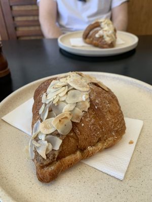 Almond croissants!  at Swallow Coffee Traders in Rockdale