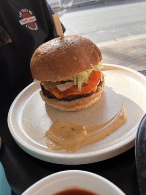 Burger   at Swallow Coffee Traders in Rockdale