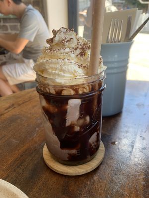 Iced chocolate   at Swallow Coffee Traders in Rockdale