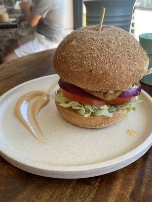 Chicken burger   at Swallow Coffee Traders in Rockdale