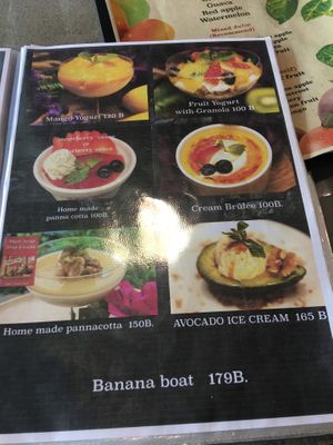 Sweets at Astro House Café in Chonburi