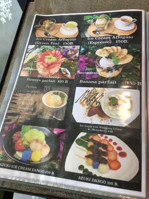 Sweets at Astro House Café in Chonburi