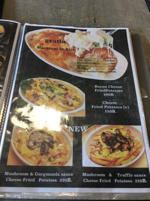 Potatoes at Astro House Café in Chonburi