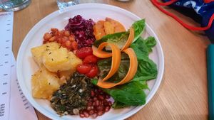 Polenta bowl. at Anna's Secret Garden in St Petersburg