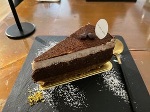 The Little Poet’s vegan tiramisu. at The Little Poet in Hobart