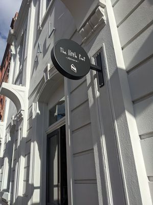 Shopfront Signage at The Little Poet in Hobart