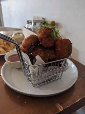 Deep-fried Cauliflower (Vegan) at The Little Poet in Hobart