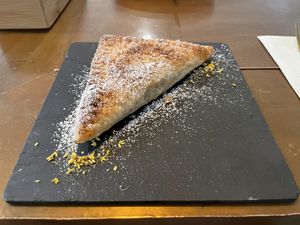 Apple turnover (vegan). at The Little Poet in Hobart