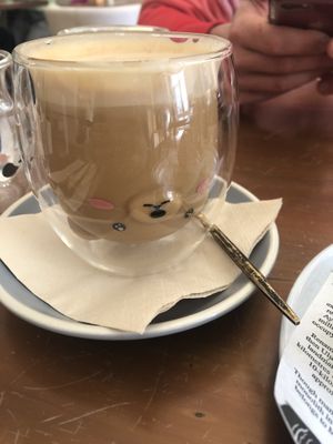 Latte at The Little Poet in Hobart
