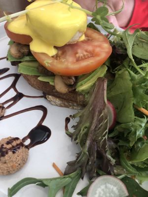 Big brekky at The Little Poet in Hobart