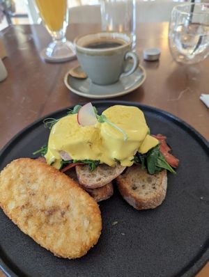 Awesome place ,  great tasting food , extensive menu ,  coffee ok ( coffee snob from Melbourne) at The Little Poet in Hobart