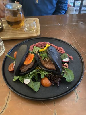 Vegan Bao  at The Little Poet in Hobart