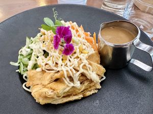 Taiwanese sesame paste cold noodle  at The Little Poet in Hobart