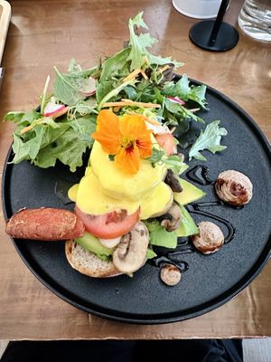 Big brekkie  at The Little Poet in Hobart