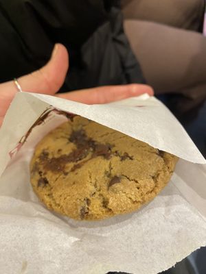 vegan chocolate chip cookie   at Floozie Cookies in London