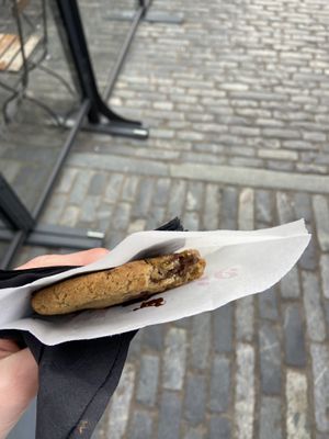 choc chunk cookie  at Floozie Cookies in London
