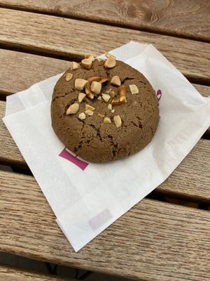salted almond and mocha cookie  at Floozie Cookies in London