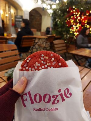 Celebration cookie at Floozie Cookies in London