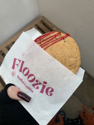 Gf peanut butter & jam cookie   at Floozie Cookies in London