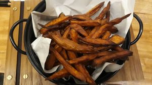 Sweet potato fries at Friendship Concept in Koh Phangan