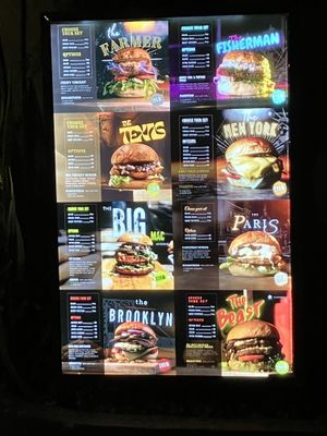 burger start at 190 (including a side like fries,salad etc)  at Friendship Concept in Koh Phangan