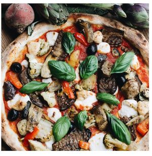 Pizza at Mastino Pizza in Amsterdam