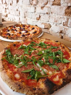 Don't call me pepperoni, the calabrian one at Mastino Pizza in Amsterdam