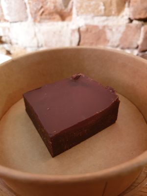 Brownie at Mastino Pizza in Amsterdam