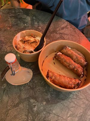 Tiramisu, cannoli, limoncello  at Mastino Pizza in Amsterdam