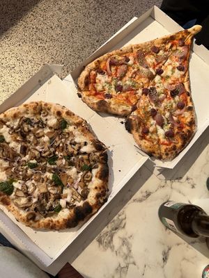Mushroom and Amore  at Mastino Pizza in Amsterdam